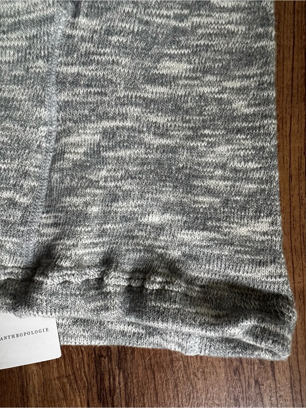 Anthropologie Womens Heather Gray Knit Leggings - NWT